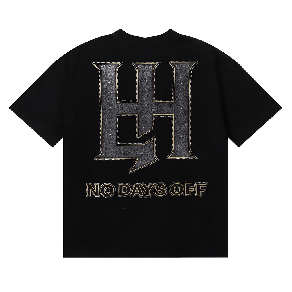 Life Hustlere Praying Angel Rhinestone Graphic T-Shirt ¡ª back