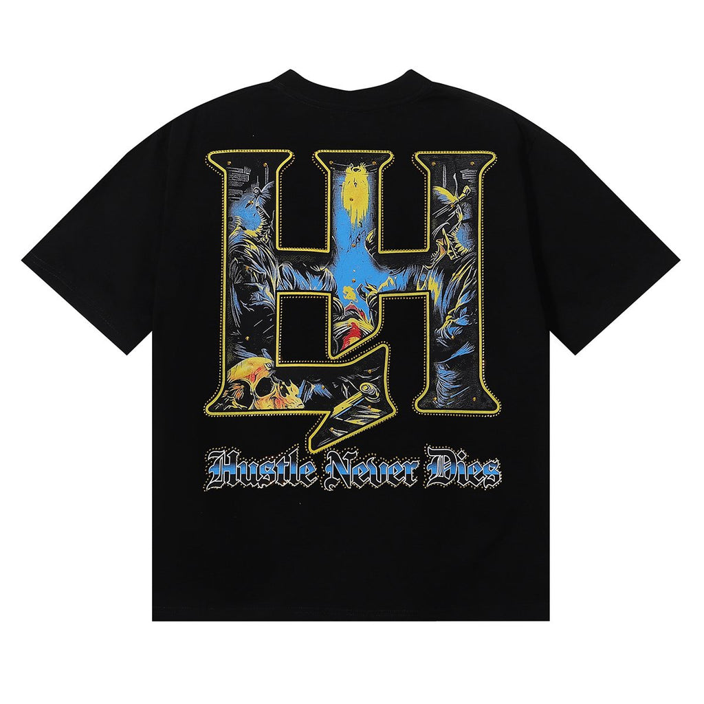 Life Hustlere Skull Doctor Graphic T-Shirt ¡ª back