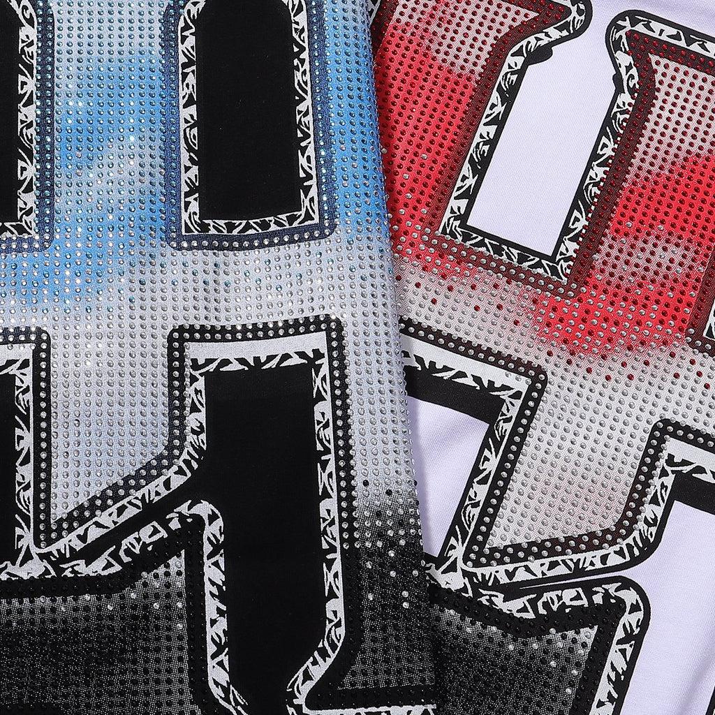 Life Hustlere Warrior Girl Graphic T-Shirt ¡ª fabric_closeup
