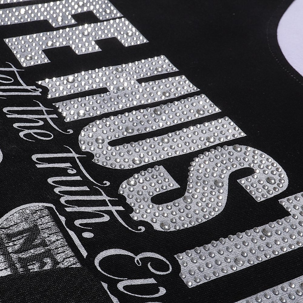 Life Hustlere Scarface Portrait Graphic Color-Block T-Shirt ¡ª detail
