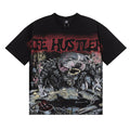 Life Hustlere Angry Pitbull Rhinestone Graphic T-Shirt ¡ª hero