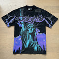 Godspeed Statue and Lightning Graphic T-Shirt ¡ª hero
