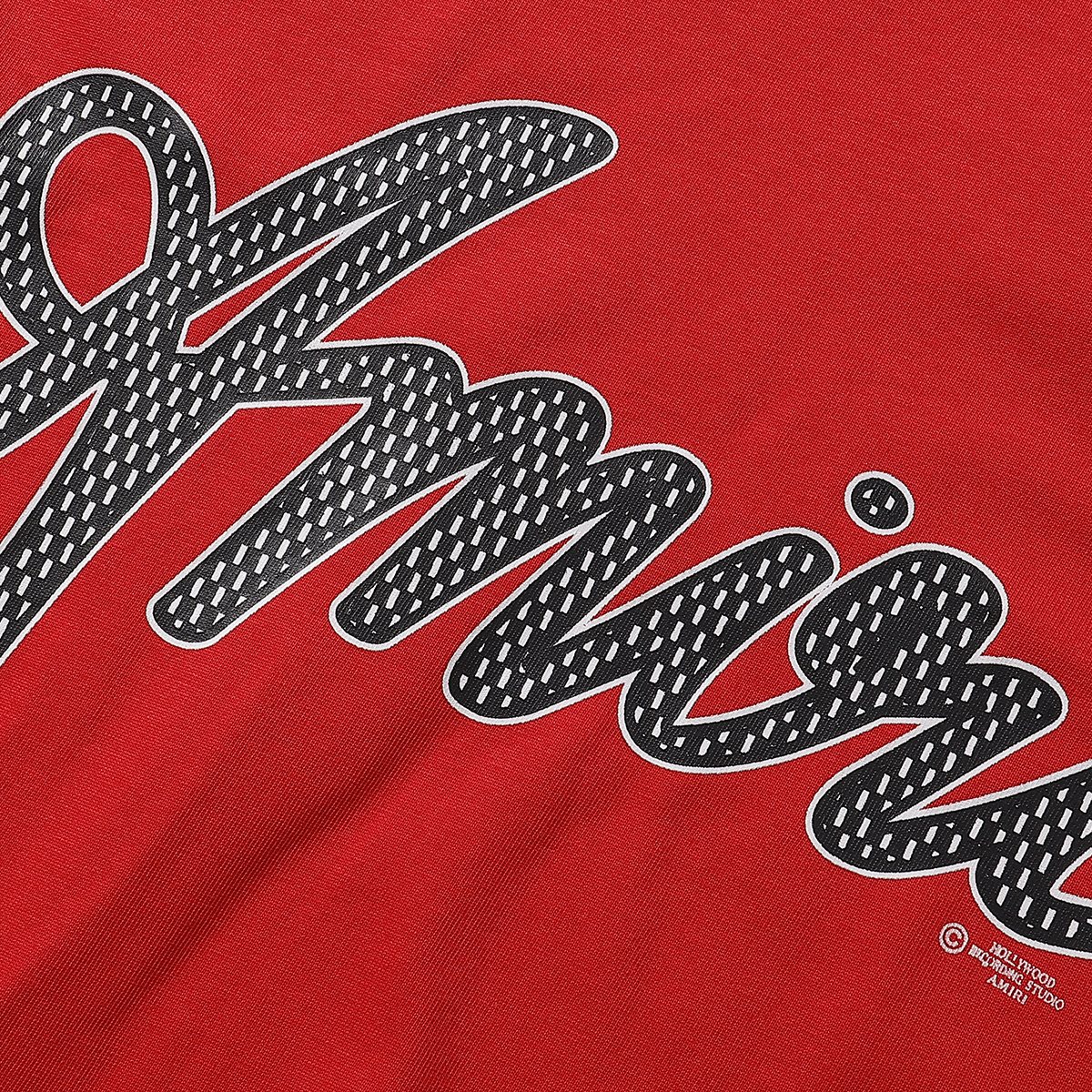 AMIRI Letter Graphic Short-Sleeve T-Shirt ¡ª fabric_closeup