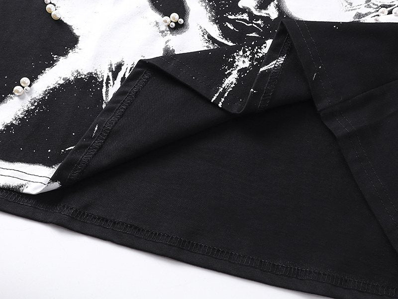 MIXED EMOTION Angel Graphic T-Shirt ¡ª detail