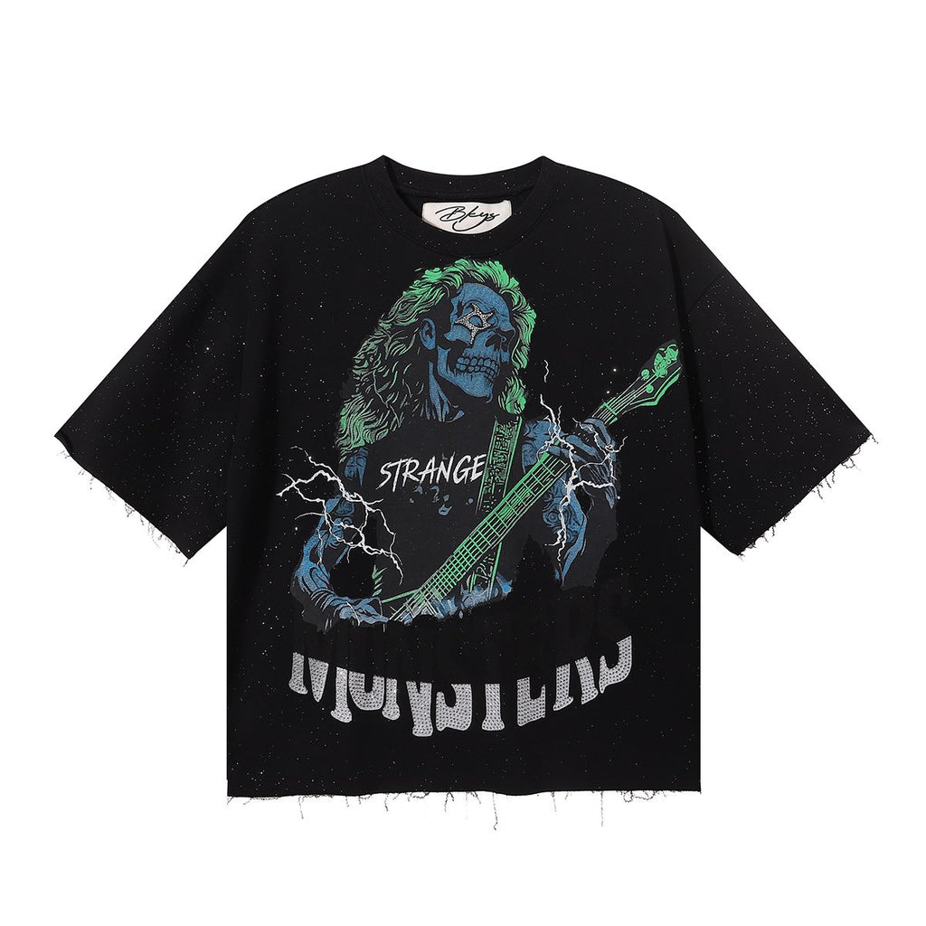 BKYS Revival No Discipline Rhinestone Graphic T-Shirt ¡ª hero