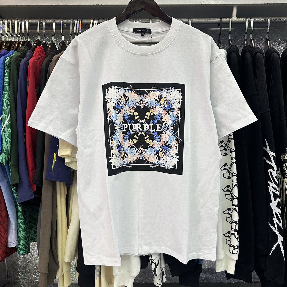 Purple Brand Green Vine Graphic T-Shirt ¡ª context