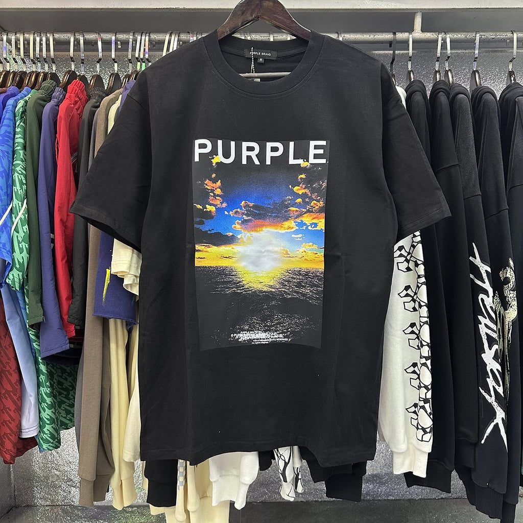 Purple Brand Ocean Sunrise Graphic Short-Sleeve T-Shirt ¡ª context