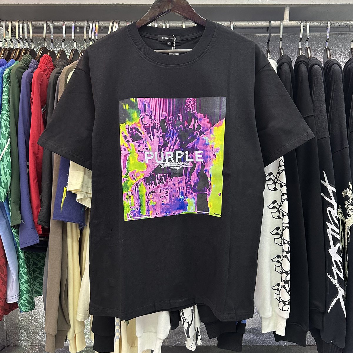 Purple Brand Abstract Graphic T-Shirt ¡ª context