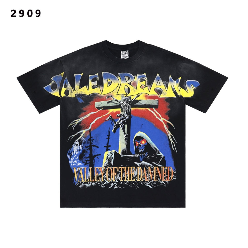 VALE USA Ride the Dragon Skeleton Graphic T-Shirt ¡ª hero