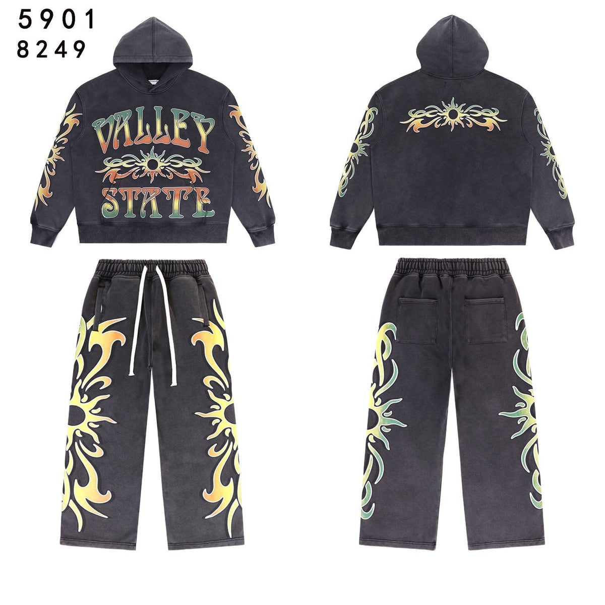 VALLEY Dreams Graphic Hoodie & Sweatpants Set ¡ª front