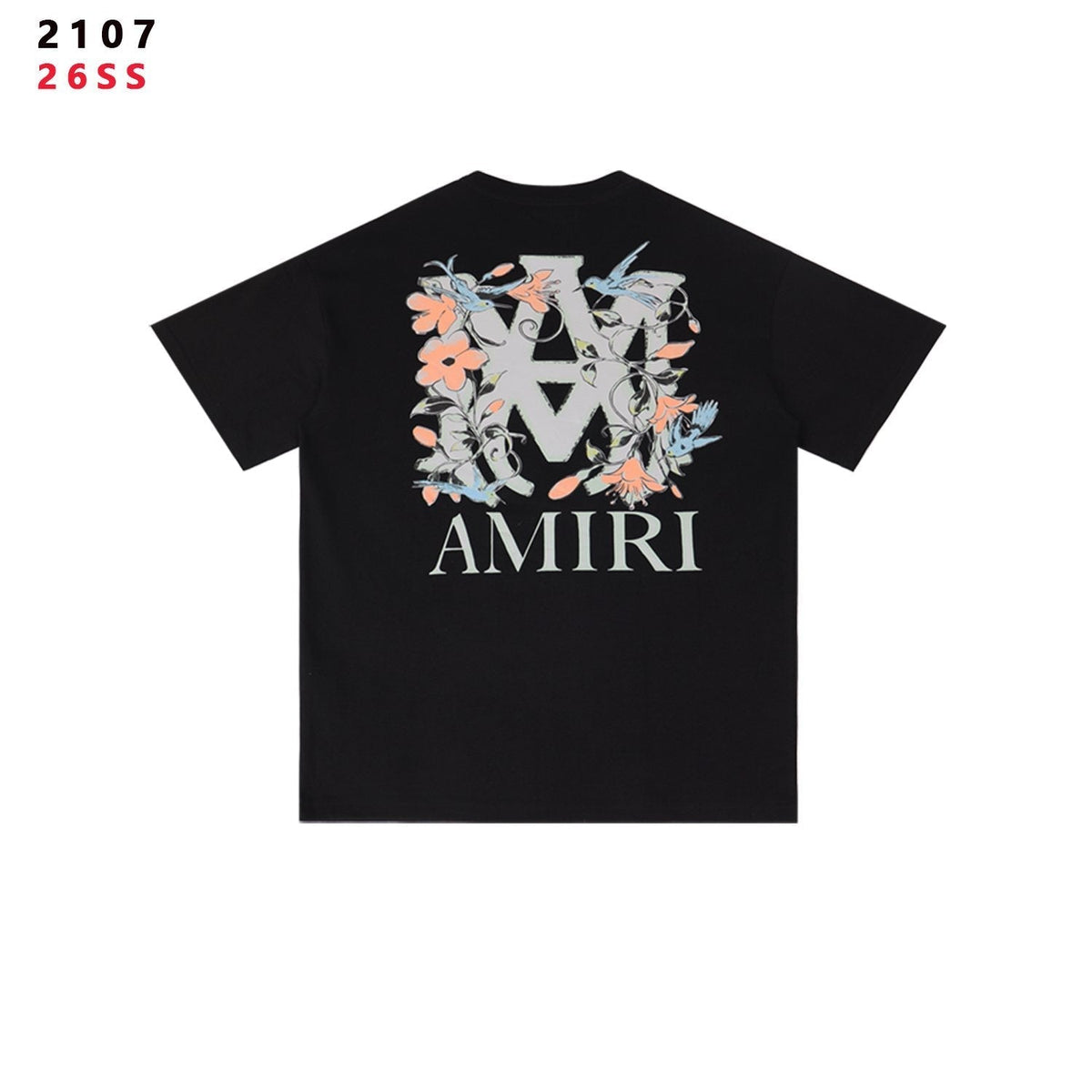 AMIRI Floral A Graphic Short-Sleeve T-Shirt ¡ª back
