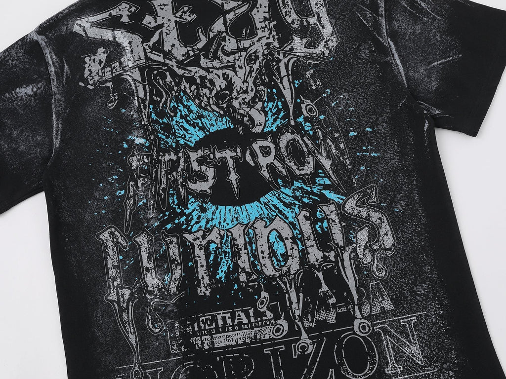 FIRST ROW Stay Curious Eyeball Graphic T-Shirt ¡ª detail