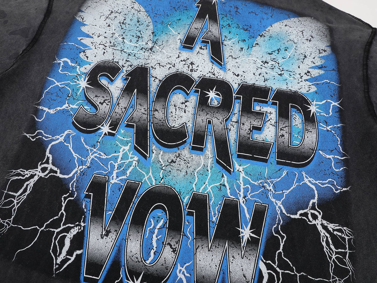 FIRST ROW A Sacred Vow Wing Graphic T-Shirt ¡ª detail