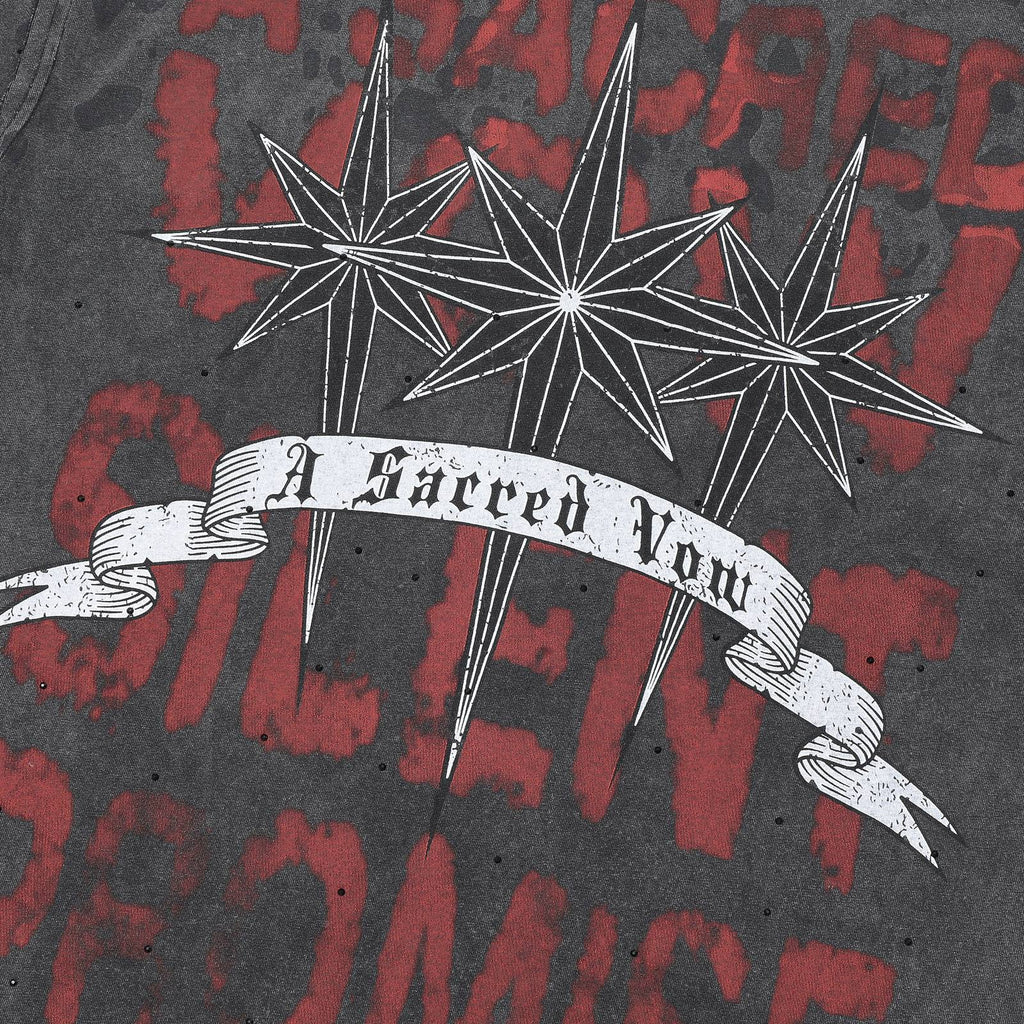 FIRST ROW A Sacred Vow Thornbush Stars Graphic T-Shirt ¡ª detail