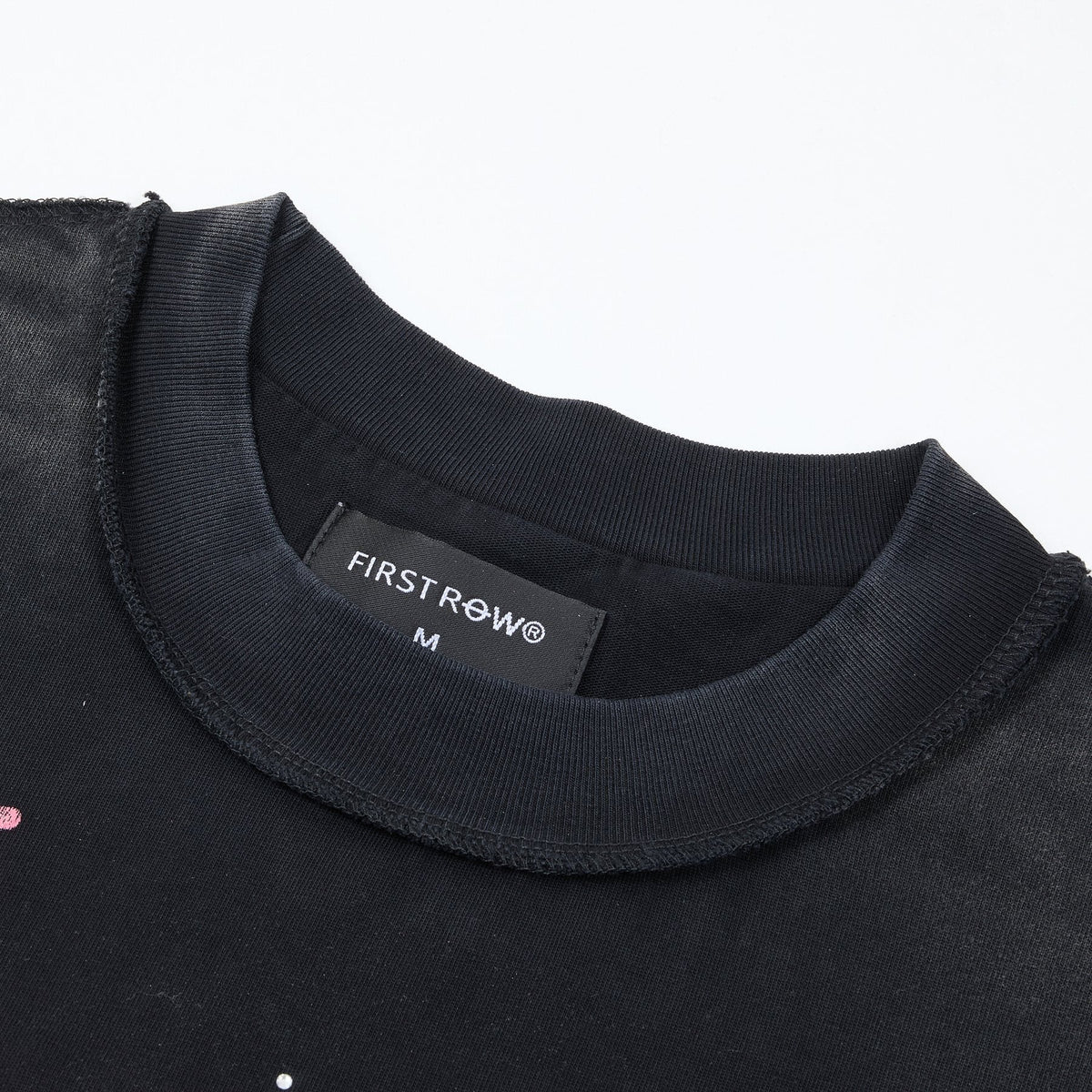 FIRST ROW Rising From Ruins Rhinestone Graphic T-Shirt ¡ª neck_label