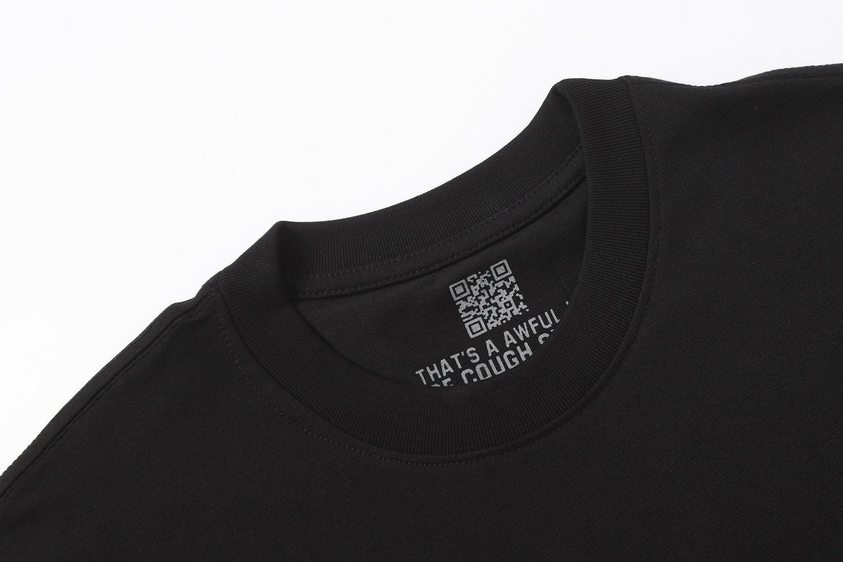 THAT'S A AWFUL LOT OF COUGH SYRUP Eiffel Tower Graphic T-Shirt ¡ª neck_label