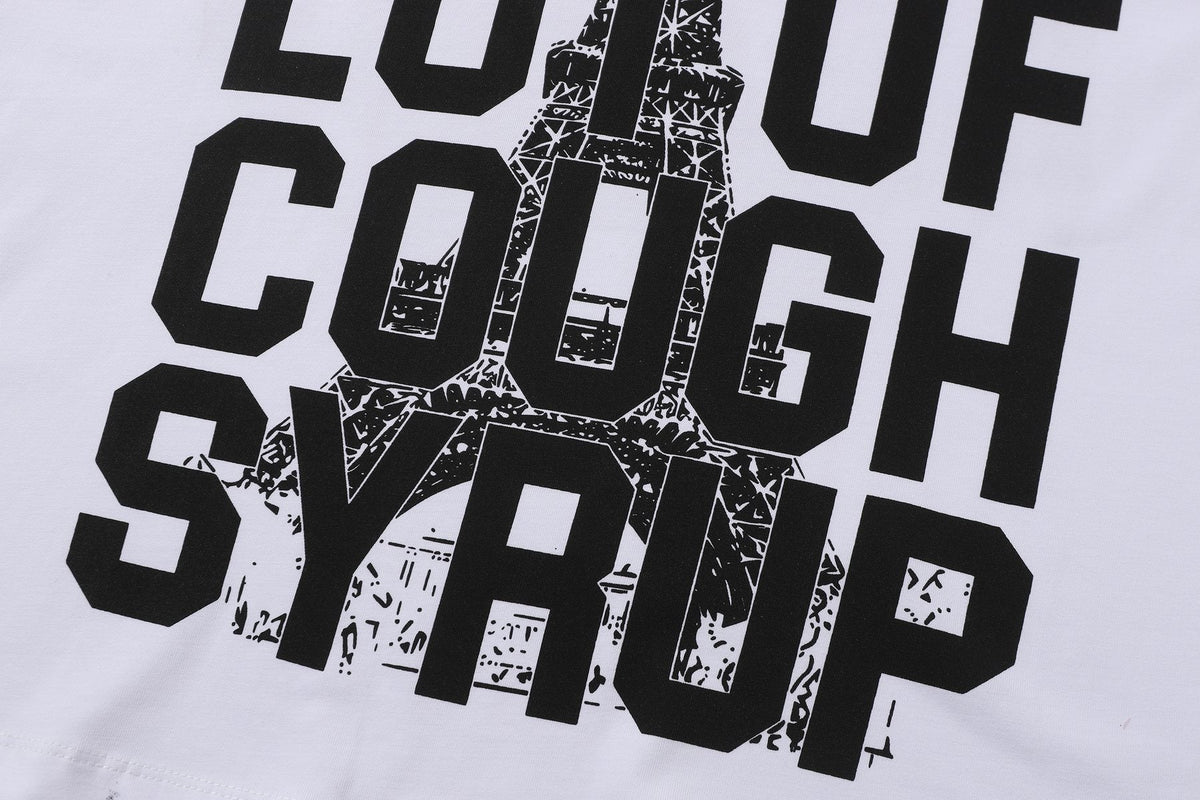 THAT'S A AWFUL LOT OF COUGH SYRUP Eiffel Tower Graphic T-Shirt ¡ª detail