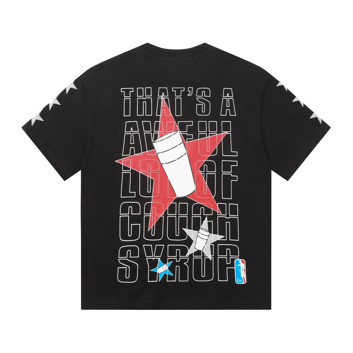 THAT'S A AWFUL LOT OF COUGH SYRUP Graphic Short-Sleeve T-Shirt ¡ª back