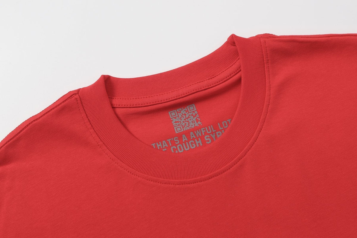That's a Awful Lot of Cough Syrup Art Basel 25 Graphic T-Shirt ¡ª neck_label