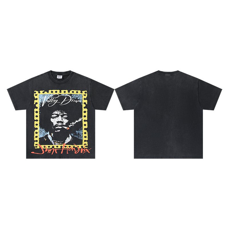 VALE USA Valley Dreams Hendrix Graphic T-Shirt ¡ª front