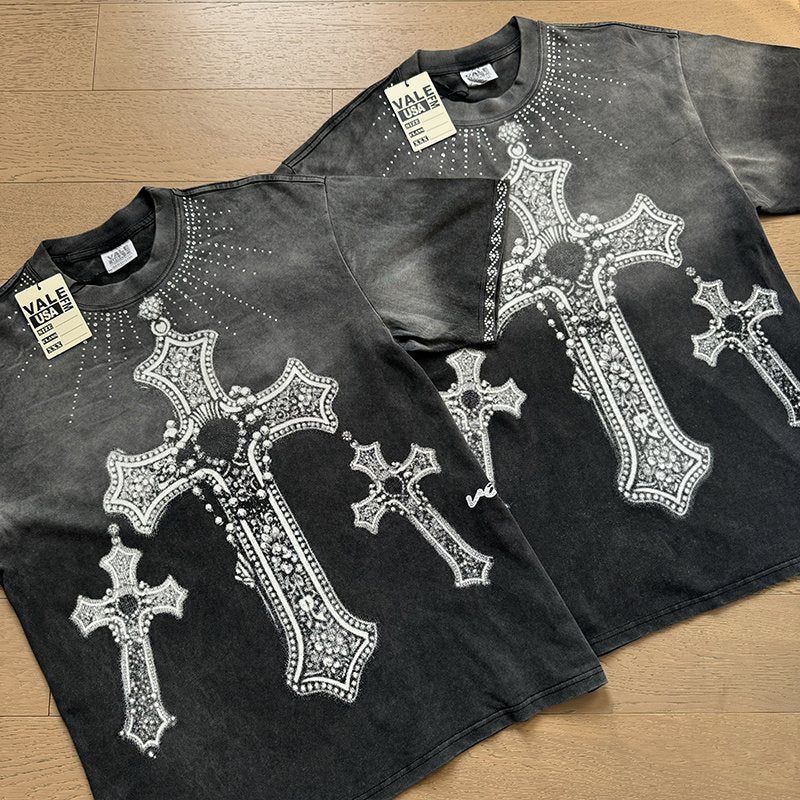 VALE USA Cross Graphic Short-Sleeve T-Shirt ¡ª context