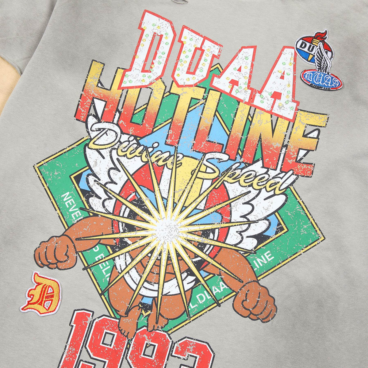 DUAA Hotline Racing Graphic Long-Sleeve T-Shirt ¡ª detail