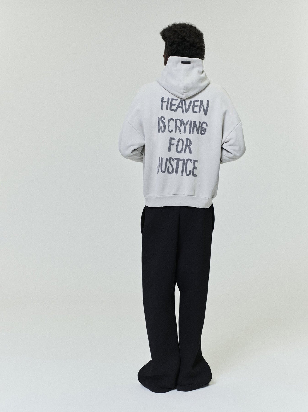 Fear of God Heaven Is Crying for Justice Graphic Hoodie ¡ª context