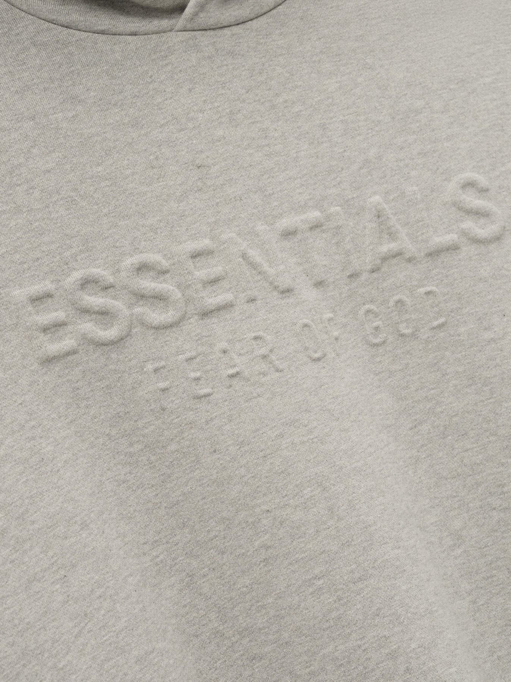 Fear of God Essentials Embossed Pullover Hoodie ¡ª detail