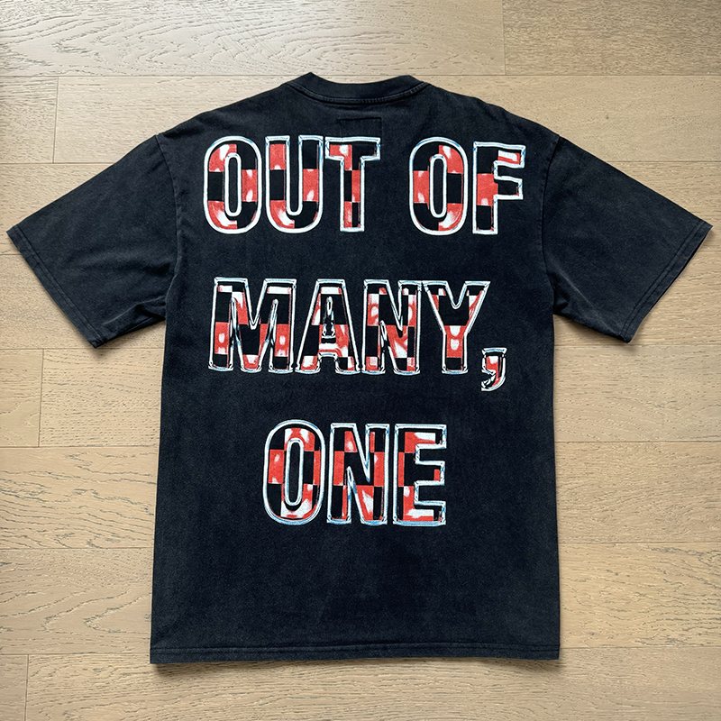 Godspeed Out of Many One Washed Graphic T-Shirt ¡ª back