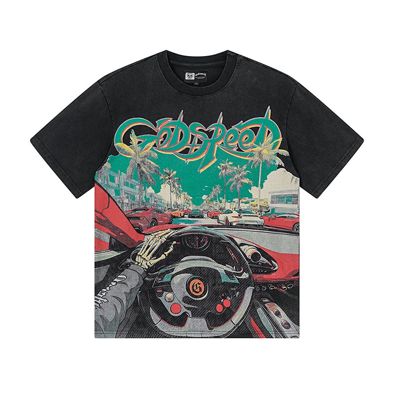 Godspeed Anti Basel Miami Graphic T-Shirt ¡ª front