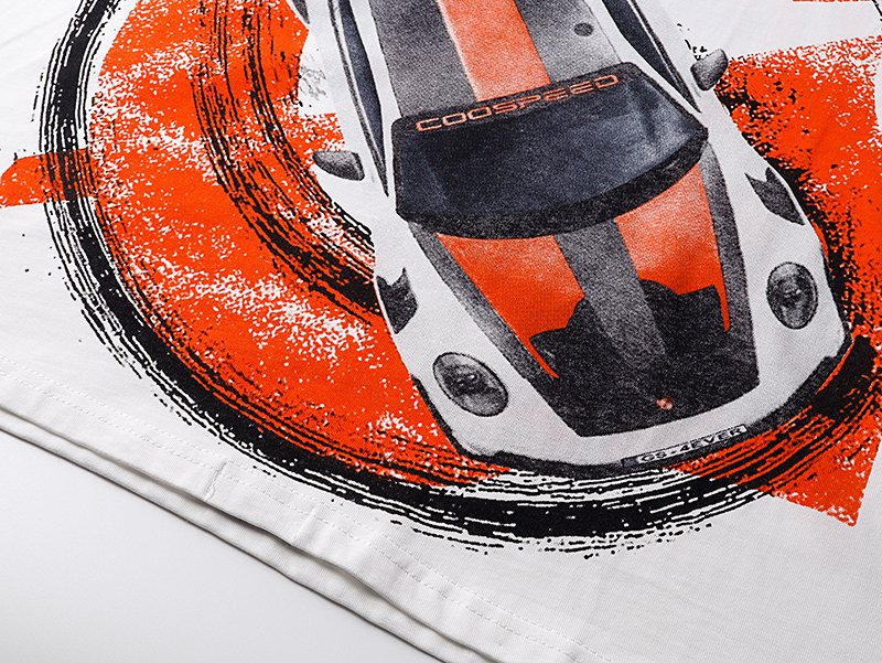 Godspeed Racing Car Graphic Short-Sleeve T-Shirt ¡ª detail