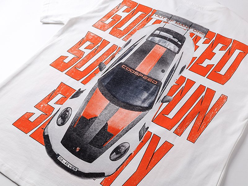 Godspeed Racing Car Graphic Short-Sleeve T-Shirt ¡ª detail