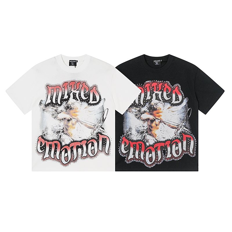 MIXED EMOTION Angel Graphic Short-Sleeve T-Shirt ¡ª comparison