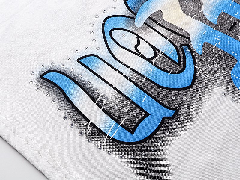 MIXED EMOTION Angel Rhinestone-Style Graphic T-Shirt ¡ª detail