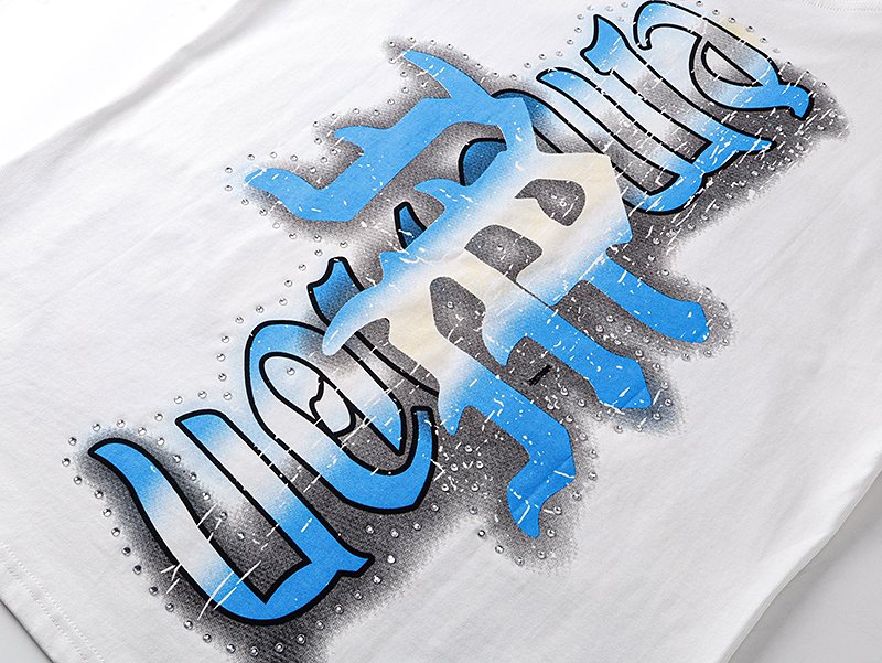 MIXED EMOTION Angel Rhinestone-Style Graphic T-Shirt ¡ª detail