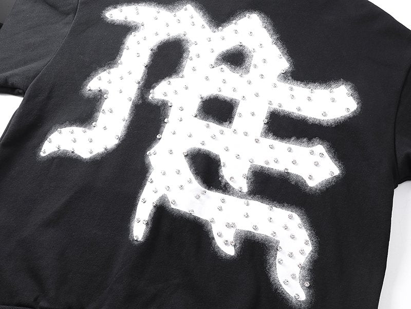 MIXED EMOTION Back Graphic Zip Hoodie ¡ª detail