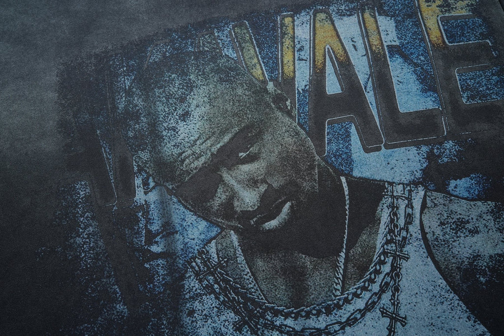 VALE USA 199X Dreams Portrait Graphic T-Shirt ¡ª detail