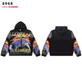 VALE USA Valley of the Damned Skeleton Graphic Zip Hoodie ¡ª hero