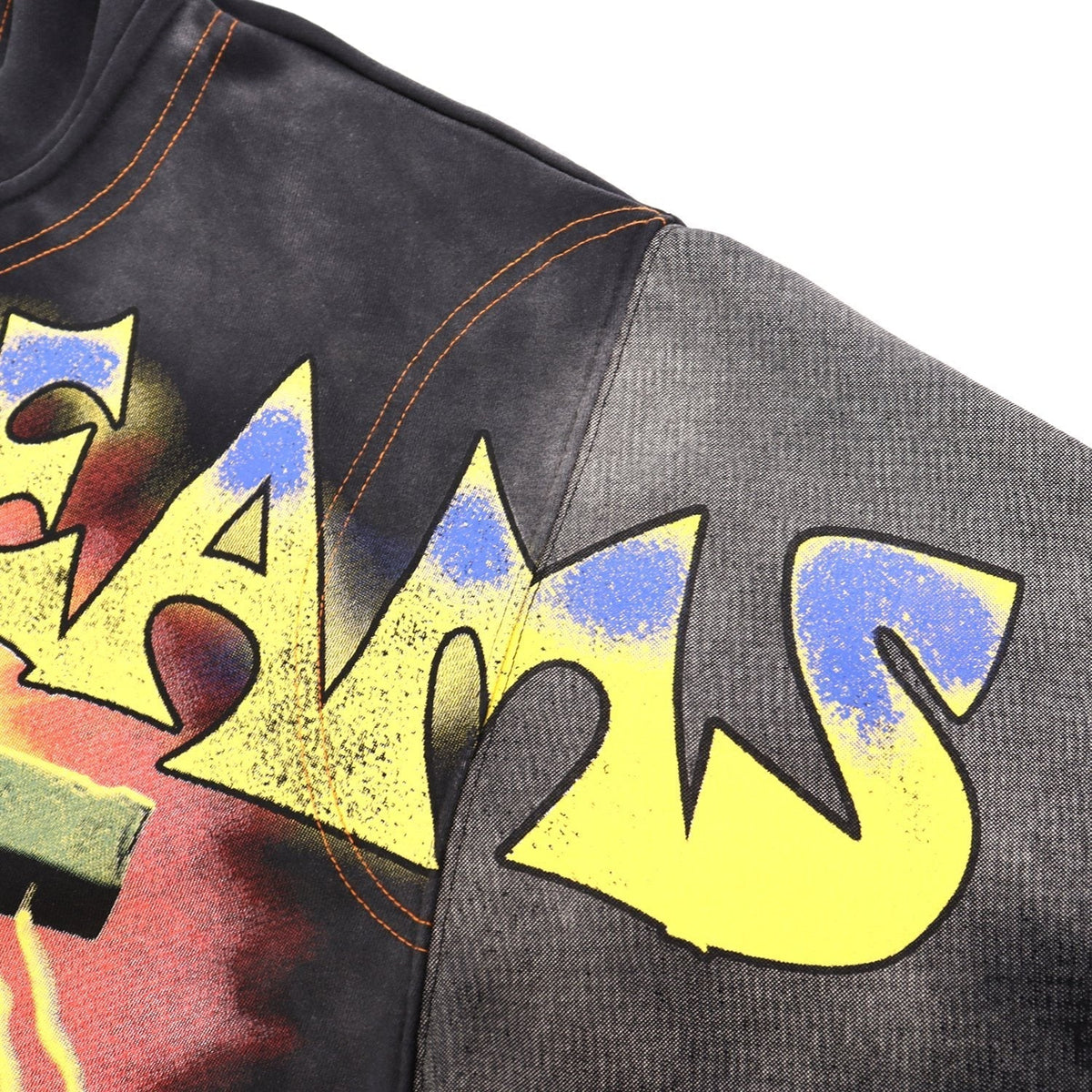 VALE USA Valley of the Damned Skeleton Graphic Zip Hoodie ¡ª detail
