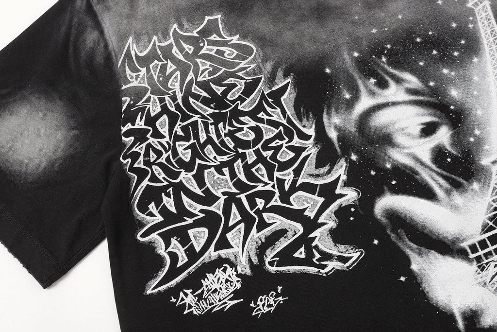 HEISTAR Eiffel Tower Graphic Short-Sleeve T-Shirt ¡ª detail