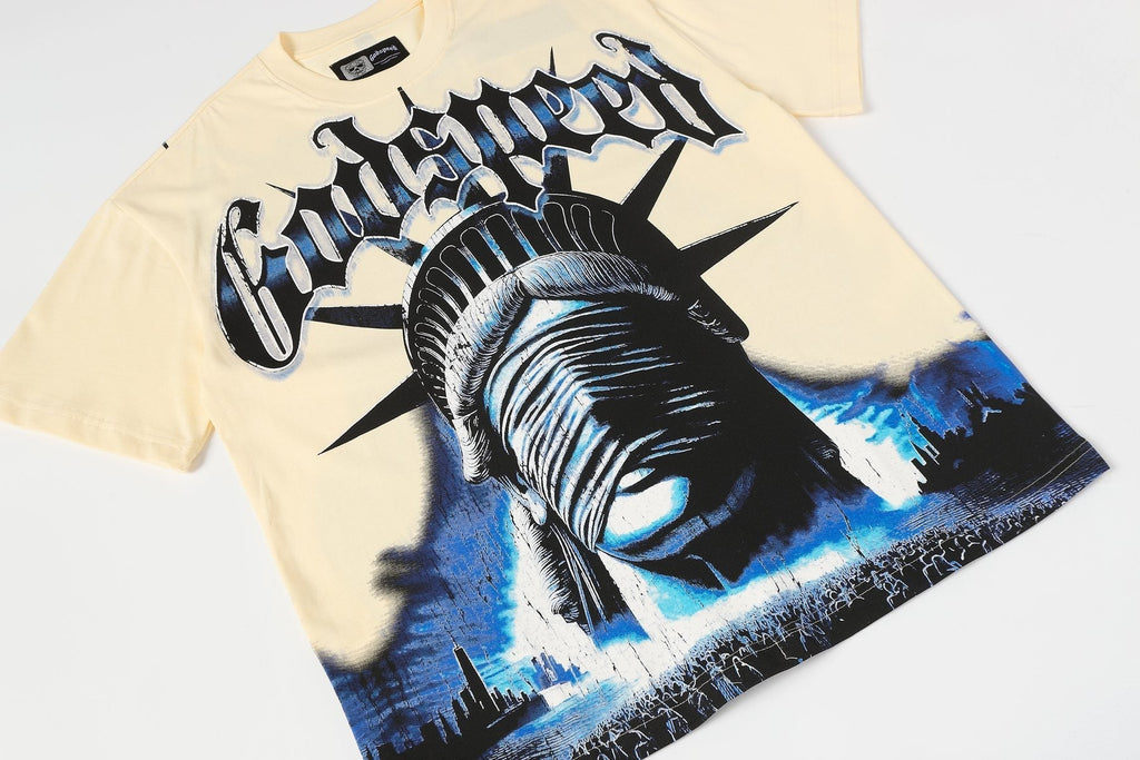 Godspeed Statue Graphic Short-Sleeve T-Shirt ¡ª front