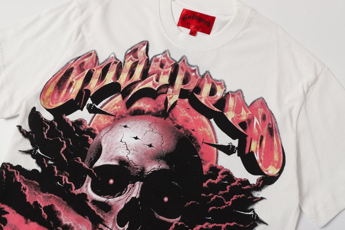 Godspeed Skull Graphic Short-Sleeve T-Shirt ¡ª detail