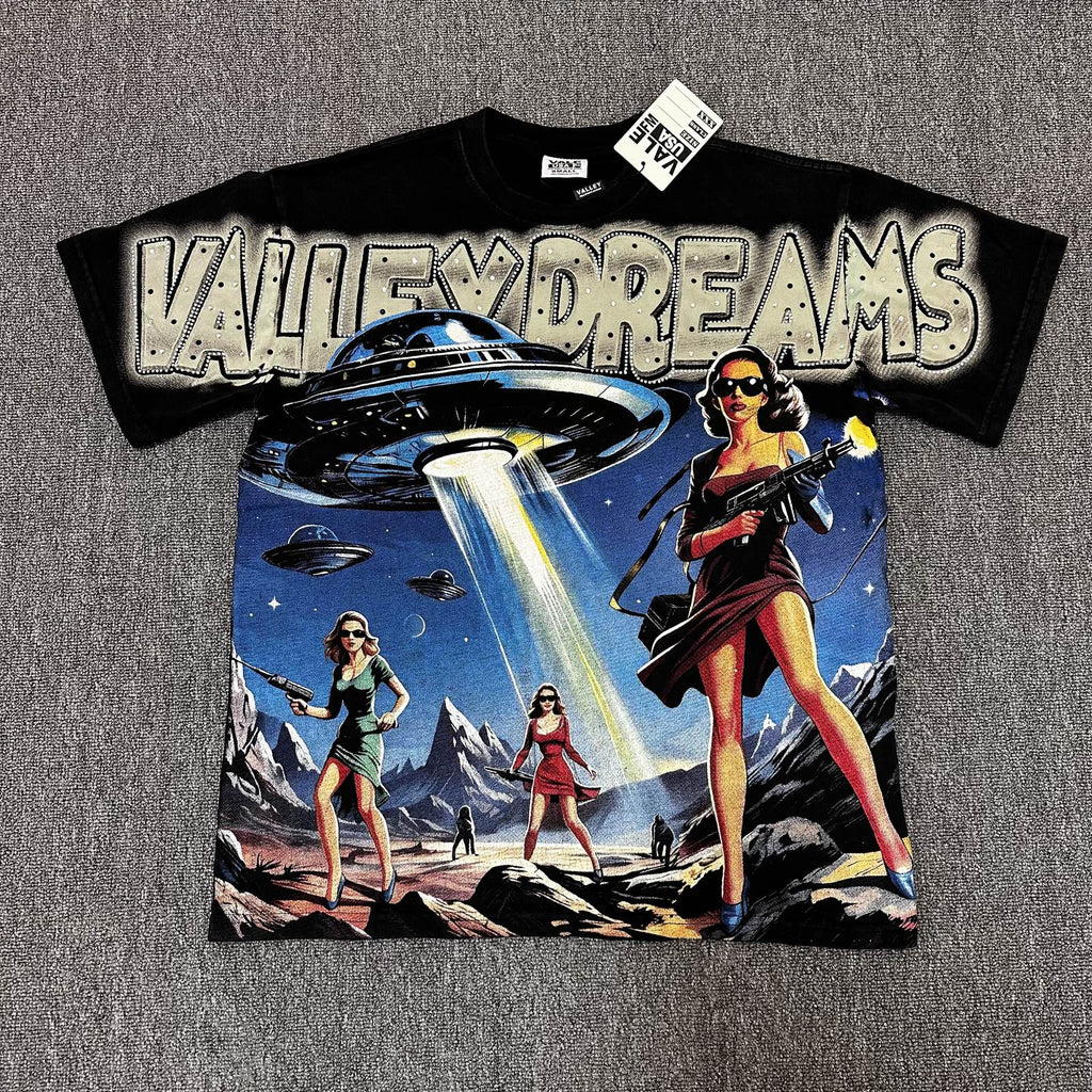 VALE USA Valley Dreams UFO Graphic T-Shirt ¡ª hero