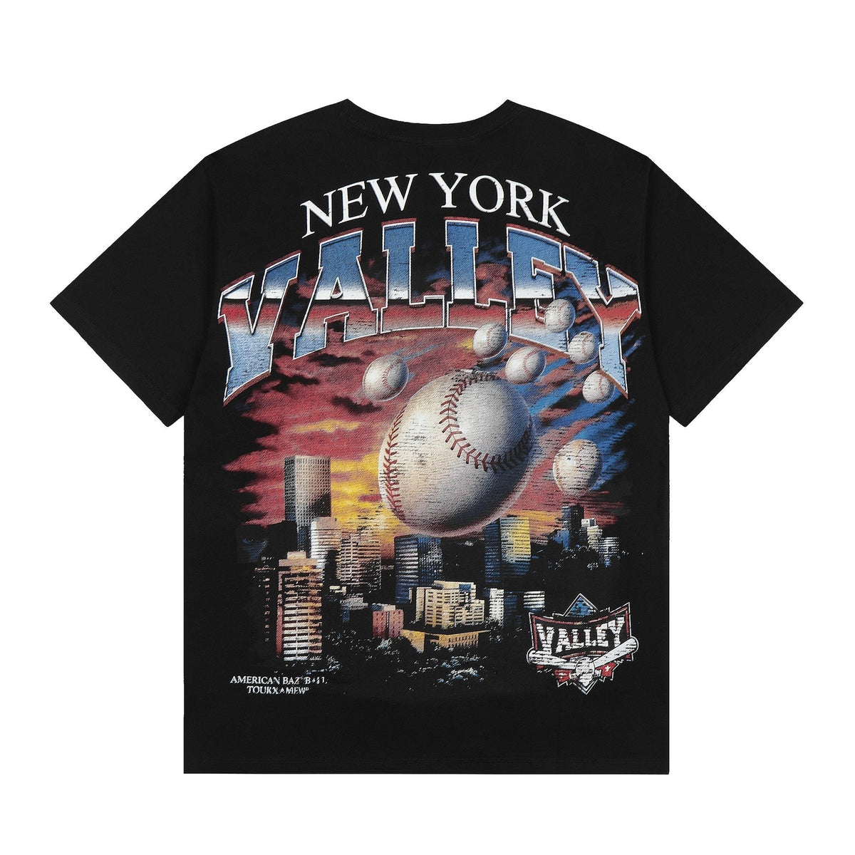 VALLEY New York Baseball Graphic T-Shirt ¡ª back
