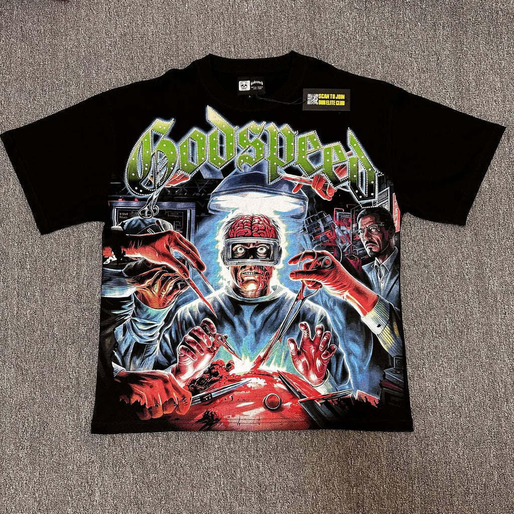 Godspeed Stylized Wordmark Graphic T-Shirt ¡ª hero
