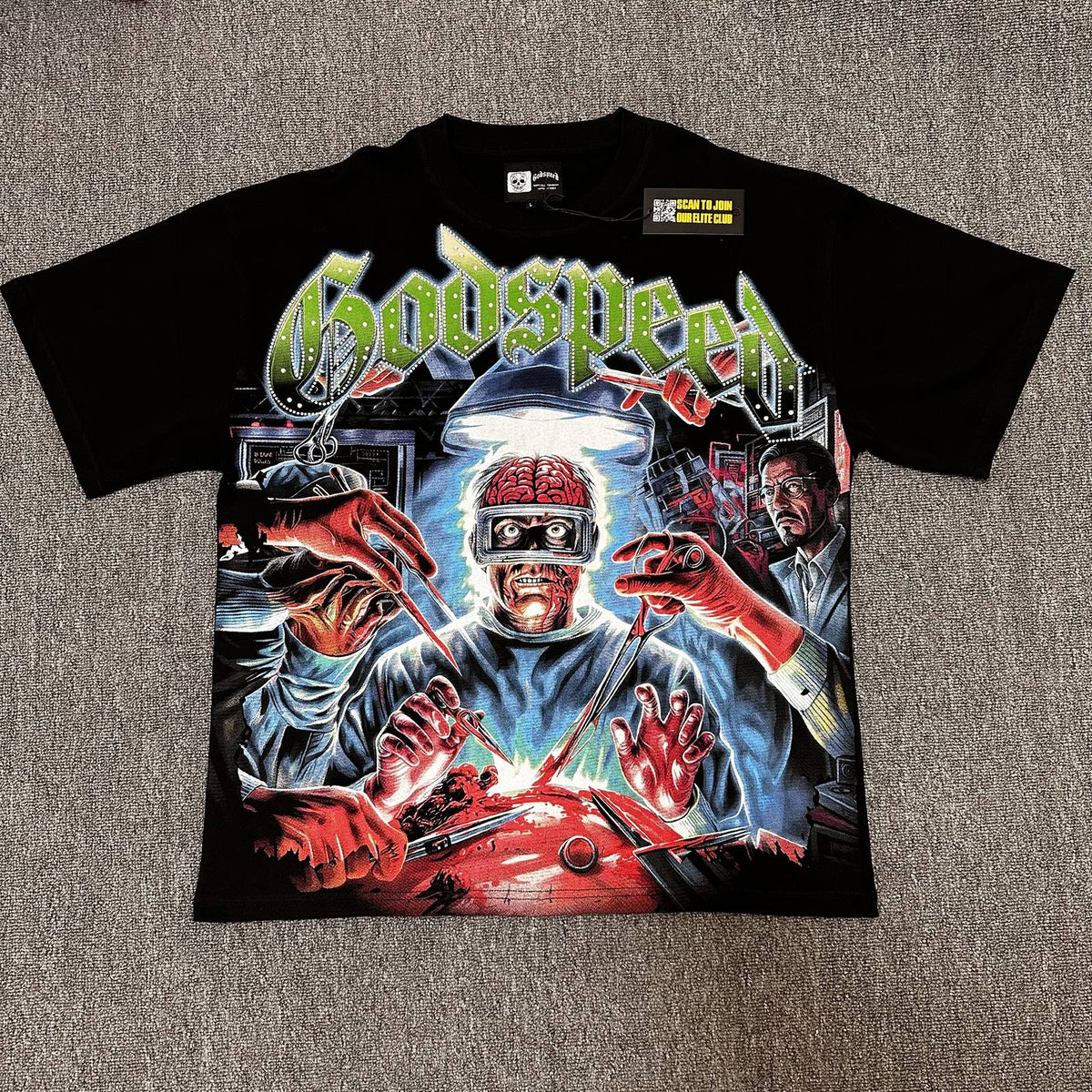 Godspeed Stylized Wordmark Graphic T-Shirt ¡ª hero