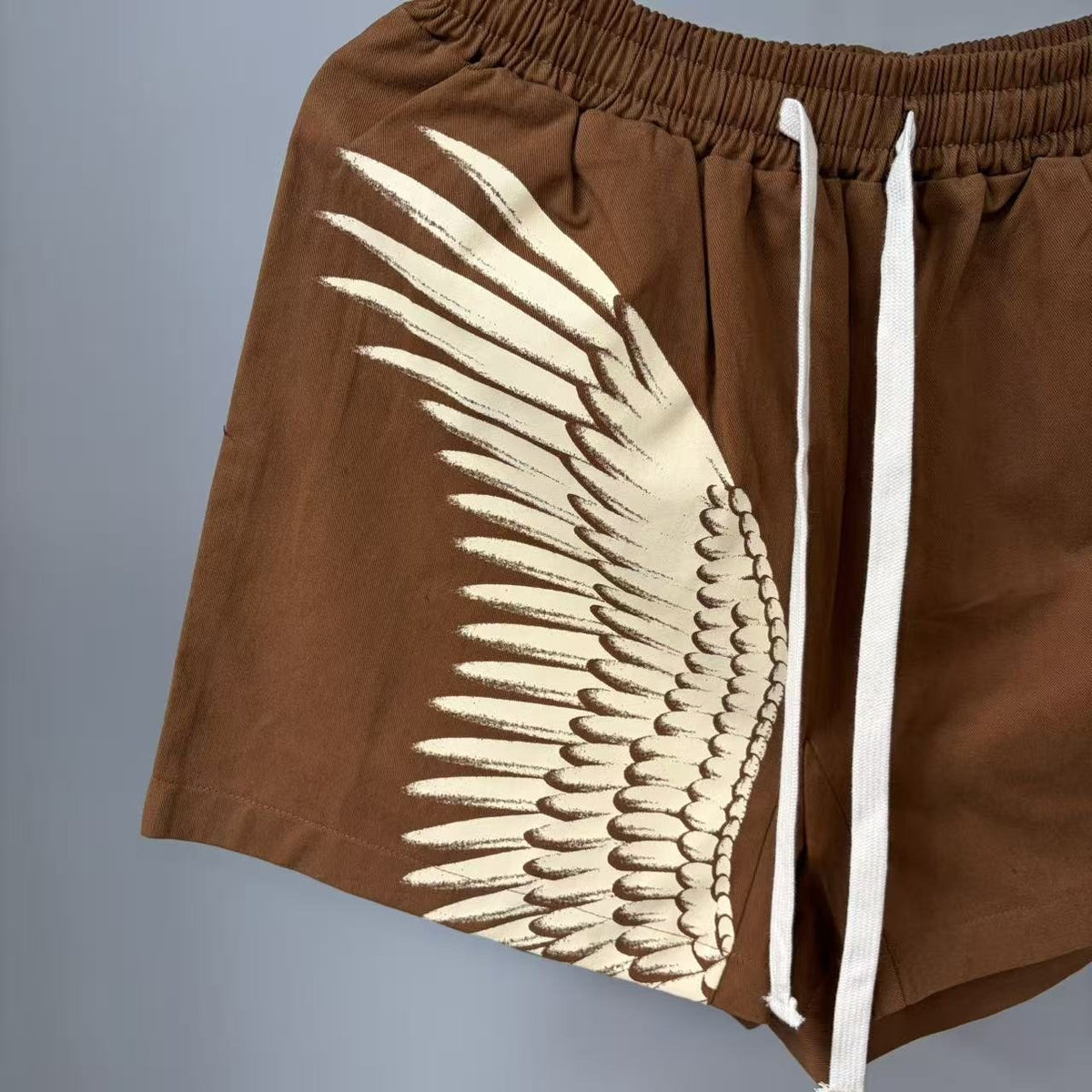 Emotional Closet Wing Graphic Drawstring Shorts ¡ª detail