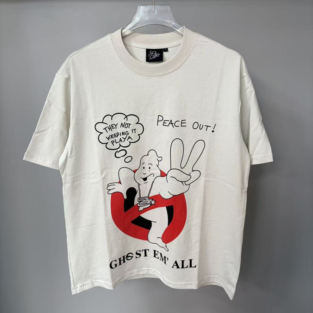 TRIPLE SEVENS S13 Hand-Print Graphic T-Shirt ¡ª hero