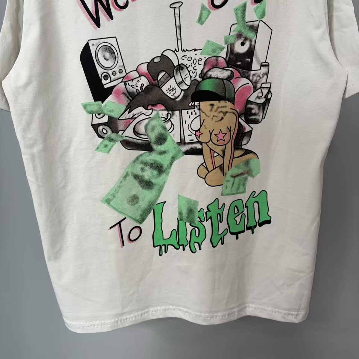 TRIPLE SEVENS Diamond Graphic Short-Sleeve T-Shirt ¡ª detail