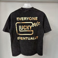 TRIPLE SEVENS Lucky Eventually Washed Graphic T-Shirt ¡ª back
